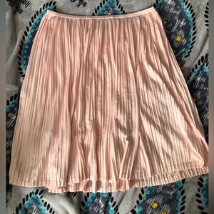 Mossimo pink pleated skirt